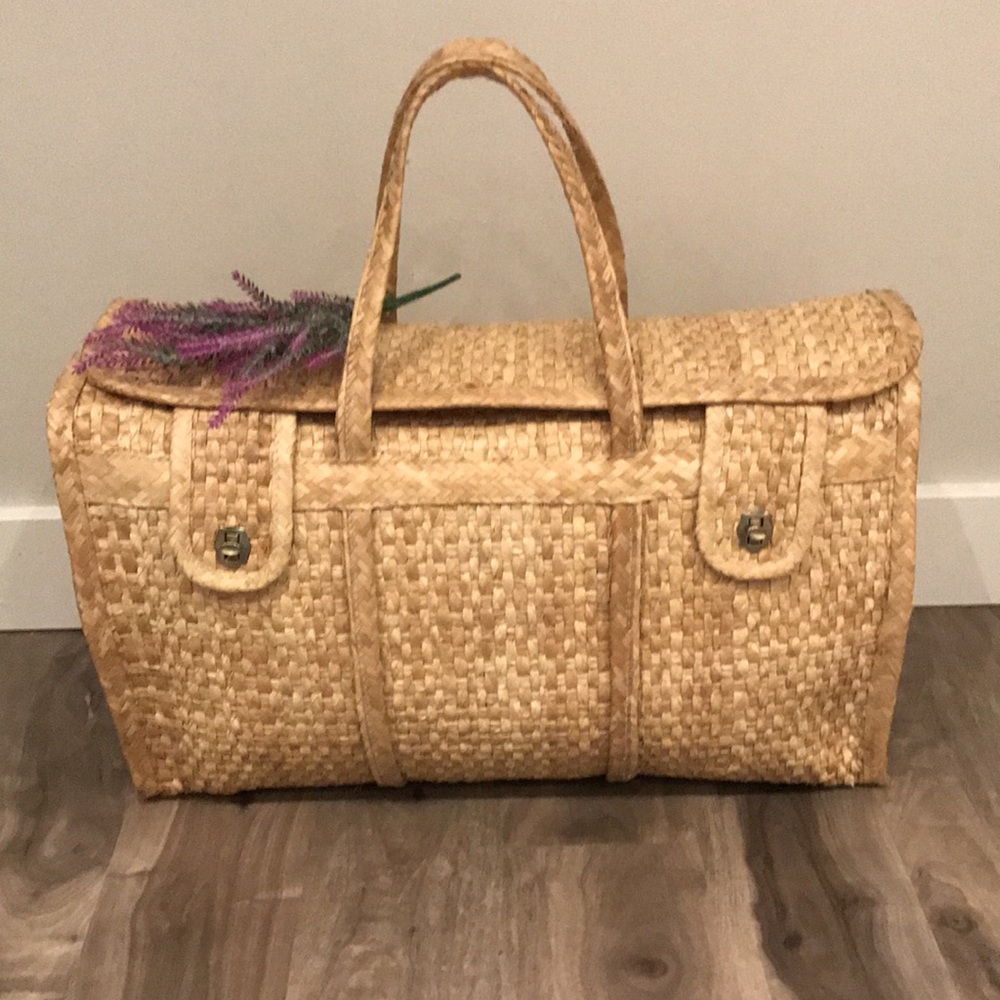 OVERSIZED woven palm beach bag!! 🌊😍☀️ - Picture 13 of 13